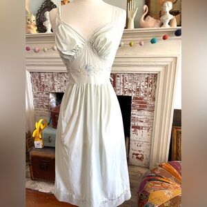 Vintage embroidered slip